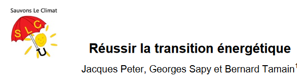 Réussir transition énergétique