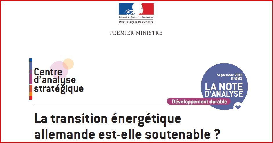 Soutenabilité transitionénergétique allemande sept 2012