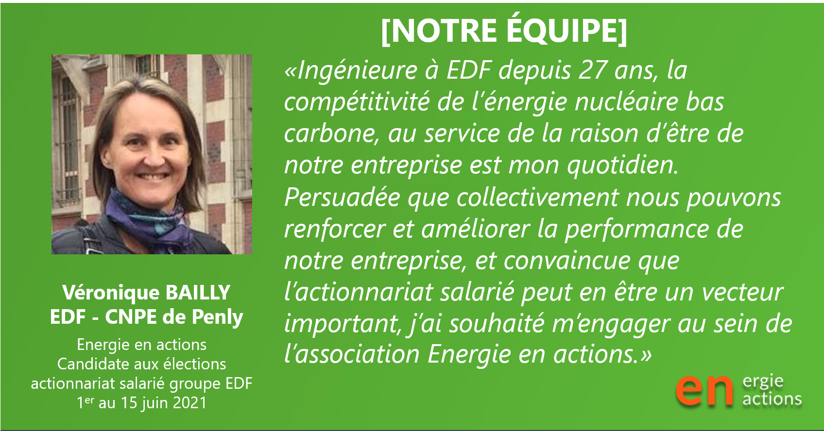 Véronique Bailly Energie en actions