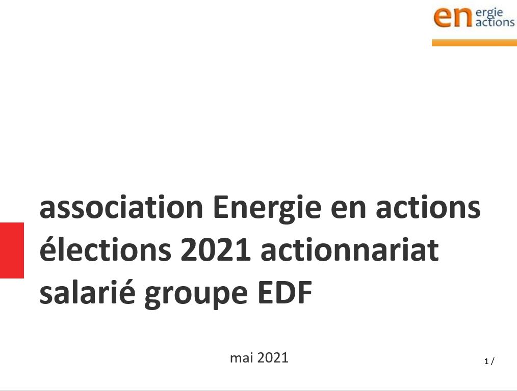 présentation Energie en actions mai 2021
